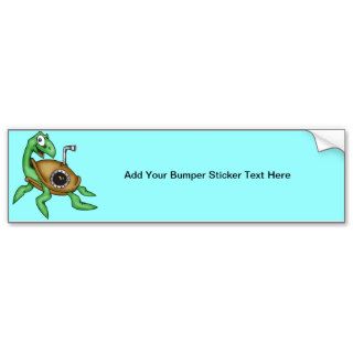 Funny Sea Turtle Bumper Sticker