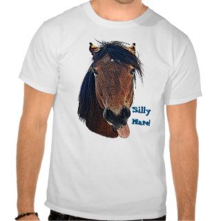 Silly Mare with Customizable Text Horse Lover Tee