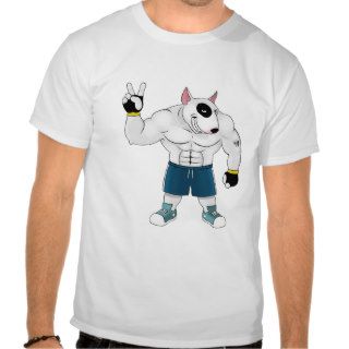 bull terrier dog  fight t shirts