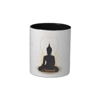 Elegant Namaste Buddha Coffee Mug