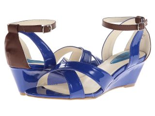 Fitzwell Lasca Womens Wedge Shoes (Blue)