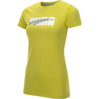 PUMA Womens Try Out Short Sleeve T Shirt   Size Xl, Sulphur Springs