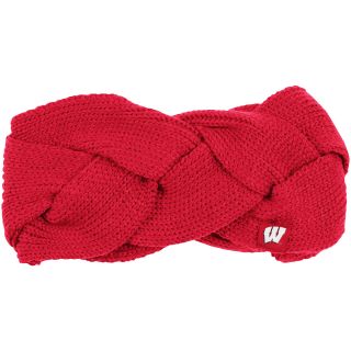 adidas Womens Wisconsin Badgers Braided Earband