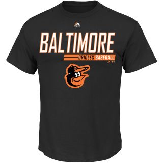 MAJESTIC ATHLETIC Mens Baltimore Orioles Laser Like Focus Short Sleeve T Shirt