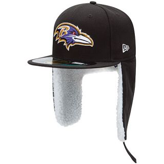 NEW ERA Mens Baltimore Ravens On Field Dog Ear 59FIFTY Fitted Cap   Size 7.75,