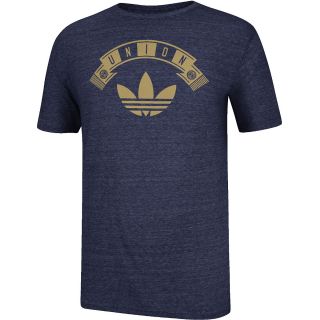 adidas Mens Philadelphia Union Tri Blend Represent Short Sleeve T Shirt   Size