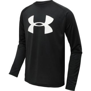 UNDER ARMOUR Boys Big Logo UA Tech Long Sleeve T Shirt   Size XS/Extra Small,