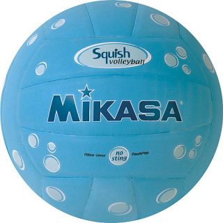 Mikasa Squish Pillow Soft Indoor/Outdoor Volleyball, Light Blue (VSV101)