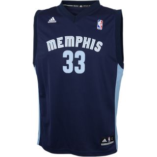 adidas Youth Memphis Grizzlies Marc Gasol Replica Road Jersey   Size Small,