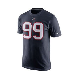 NIKE Mens Houston Texans J.J. Watt Player Pride Name And Number T Shirt   Size