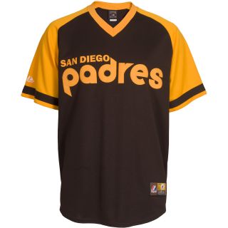 Majestic Athletic San Diego Padres Blank Replica Cooperstown Brown Alternate
