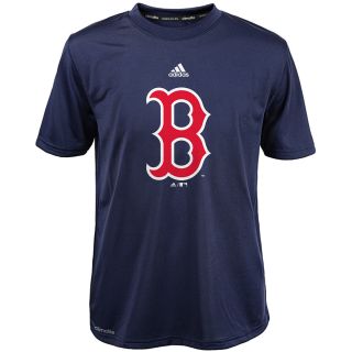 adidas Youth Boston Red Sox ClimaLite Team Logo Short Sleeve T Shirt   Size Xl