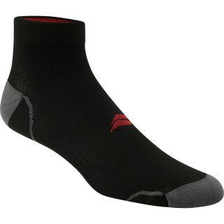 SOF SOLE Fit Performance Running Low Cut Socks   Size Medium, Black/red