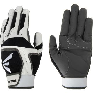 EASTON RF4 Padded Adult Baseball Batting Gloves   Size Xl, White/black