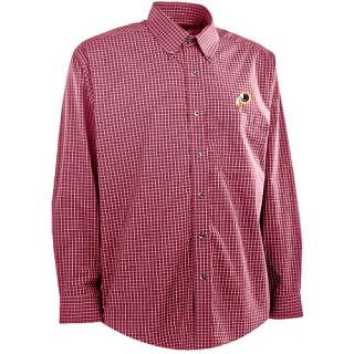 Antigua Mens Washington Redskins Esteem Cotton/Polyester Box Pattern Yarn Dye