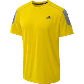 adidas Mens Climamax 2 Short Sleeve T Shirt   Size 2xl, Yellow