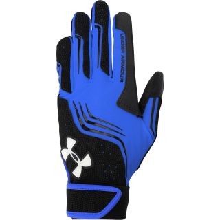 UNDER ARMOUR Youth Clean Up V Batting Gloves   Size Youth Medium, Royal/black