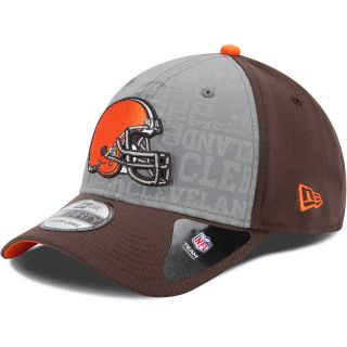 NEW ERA Mens Cleveland Browns 2014 Draft Reflective 39THIRTY Stretch Fit Cap  