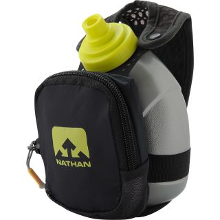 NATHAN QuickShot Plus Water Flask and Hand Strap, Black