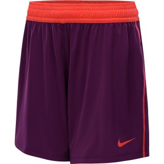 NIKE Womens 7 Fly Knit Shorts   Size Small, Grape/crimson