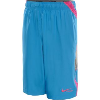 NIKE Mens Lacrosse Training Shorts   Size Xl, Photo Blue/fireberry