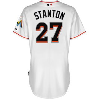 Majestic Athletic Miami Marlins Giancarlo Stanton Authentic Home Cool Base