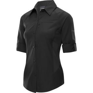 COLUMBIA Womens Silver Ridge Long Sleeve Shirt   Size Small, Black