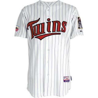 Majestic Athletic Minnesota Twins Authentic Home Cool Base Jersey w/2014 All 