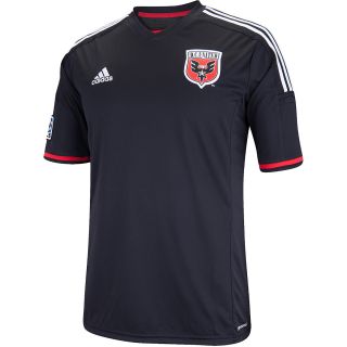 adidas Mens D.C. United Home Replica Soccer Jersey   Size Medium, Black