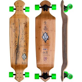 Kahuna Creations Bamboo Drop Deck Longboard Skateboard (KL0020C)
