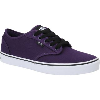 VANS Mens Atwood Canvas Skate Shoes   Size 7.5medium, Purple/white