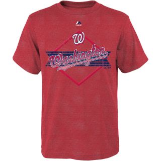 MAJESTIC ATHLETIC Youth Washington Nationals All For Victory Short Sleeve T 