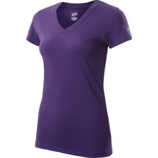 SOFFE Juniors Tissue V neck T shirt   Size Small, Purple