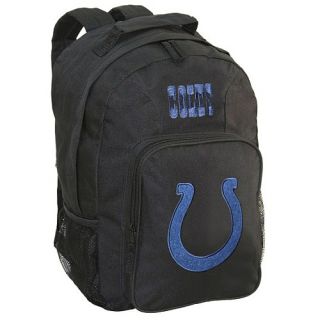 Concept One Indianapolis Colts Southpaw Heavy Duty Logo Applique Black Backpack