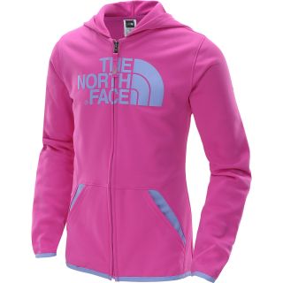 THE NORTH FACE Girls Performance Full Zip Hoodie   Size Xl, Azalea Pink