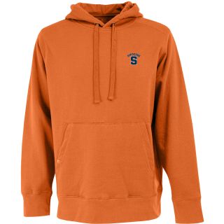 Antigua Mens Syracuse Orange Signature Hooded Pullover Sweatshirt   Size