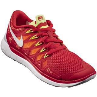 NIKE Womens Free Run+ 5.0 Running Shoes   Size 9.5, Red/white
