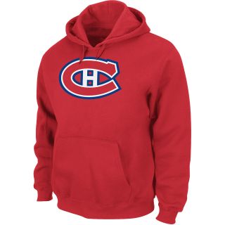 Majestic Mens Montreal Canadiens Hooded Fleece Long Sleeve Athletic Red