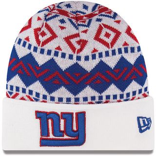 NEW ERA Mens New York Giants Ivory Cuff Knit Hat, White