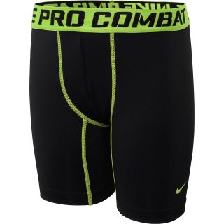 NIKE Boys Pro Combat Core Compression Shorts   Size Small, White/cool Grey