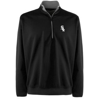 Antigua Mens Chicago White Sox Leader Heavy Jersey 1/4 Zip Pullover   Size