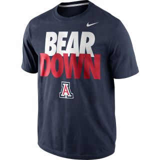 NIKE Mens Arizona Wildcats Bear Down Local Short Sleeve T Shirt 12   Size