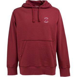 Antigua Mens Stanford Cardinals Signature Hooded Pullover Sweatshirt   Size