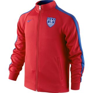 NIKE Boys USA N98 Authentic International Track Jacket   Size Large, Red/royal