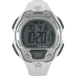 TIMEX Ironman Sleek 50 Lap Digital Watch, White