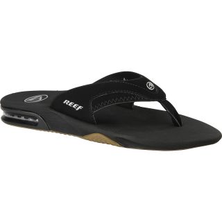 REEF Mens Fanning Sandals   Size 7, Black