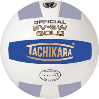 Tachikara SV 5W NFHS Gold Premium Leather Indoor Volleyball, College