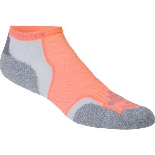 THORLO Experia CoolMax Thin Cushion Lo Cut Socks   Size Small, Orange