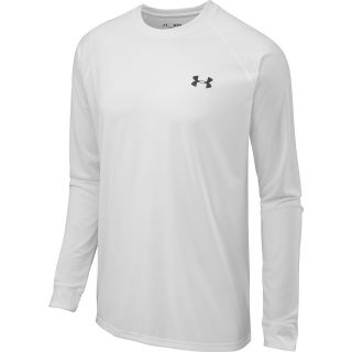 UNDER ARMOUR Mens UA Tech Long Sleeve T Shirt   Size Small, White/black
