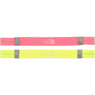 THE NORTH FACE Womens Double Split Headband   2 Pack, Grey/pink